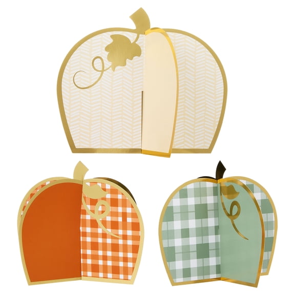 3-Count Pumpkin Centerpieces, Multicolor, Thanksgiving by Way To Celebrate