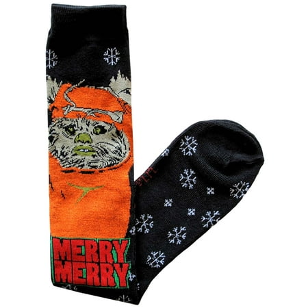 Star Wars Wicket Merry Junior/Women's X-Mas Socks Shoe Size 4-10