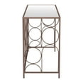 thumbnail image 2 of Convale Console Table Bronze Console Table, Modern Style, Mirror Glass rectangular shape tabletop, MDF, Indoor Living, 2 of 5