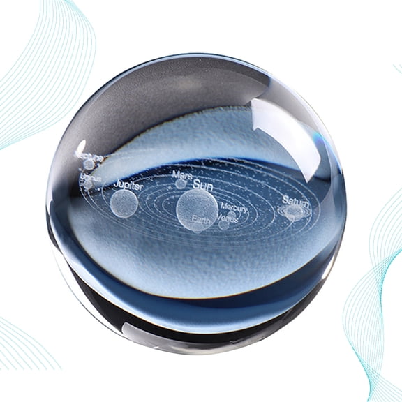 WHAMVOX 3 System Model Planets Crystal Inner Ball Living Room Decor Space Gift