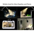 thumbnail image 2 of 50W Reptile Heat Lamp UVA UVB Bulb Turtle Tank Light with Clip Holder for Lizard Turtle Snake Aquarium White (2 Bulb Include, E27, 110V), 2 of 6