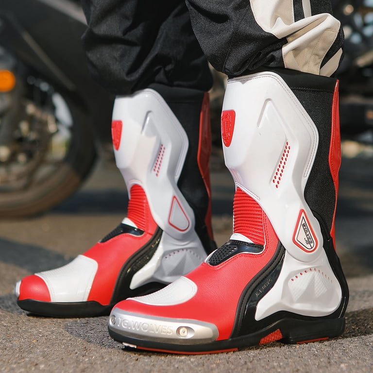 JG WOLVES - Motorcycle Boots - All-Season Comfort & Off-Road