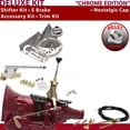 thumbnail image 1 of American Shifter  700R4 Shifter Kit Chrome 6 in. E Brake Cable Clevis Trim Kit for EC2CF, 1 of 1