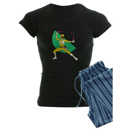 

CafePress - Power Rangers Yellow Ranger Wi - Women s Dark Pajamas