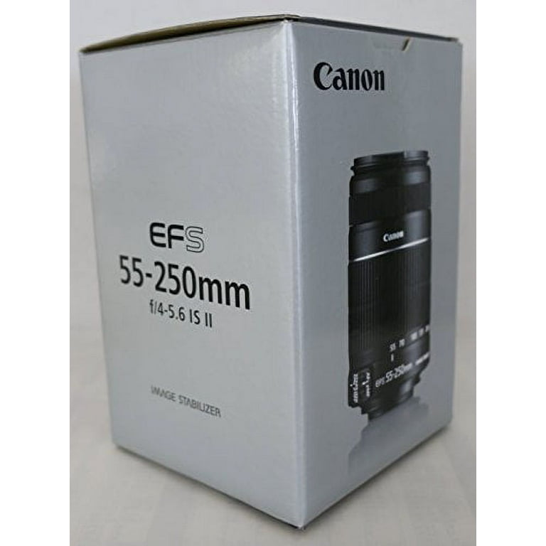 Canon EFS 55-250mm f/4.0-5.6 IS II Telephoto Zoom Lens for Canon