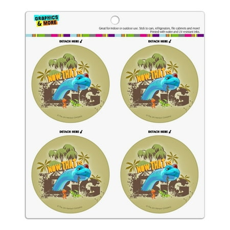 

Now That is Big Dinosaur Train Refrigerator Fridge Locker Vinyl Circle Magnet Set