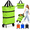 Green, variant on Foldable Shopping Cart with Wheels, Expandable Rolling Shopping Bag