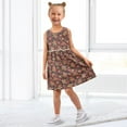 thumbnail image 7 of Girls Dress Gingerbread Man Sleeveless Dress for Girls Hem A-Line Casual Sundress, 7 of 7