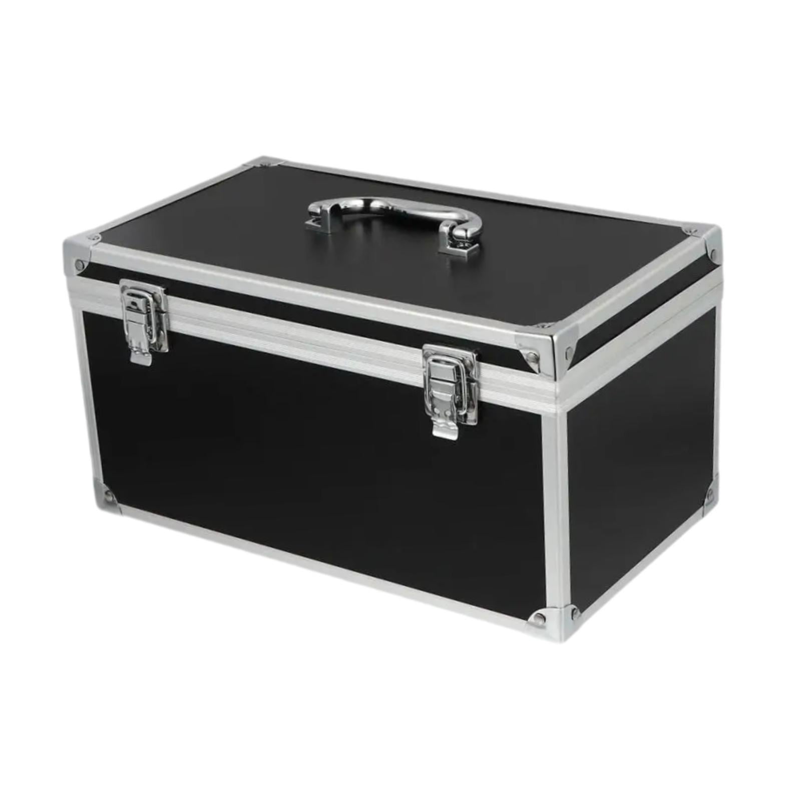 oshhni Aluminum Alloy Tool Box Professional Versatile Dustproof Hard Case Tool Case 29cmx16cmx15cm