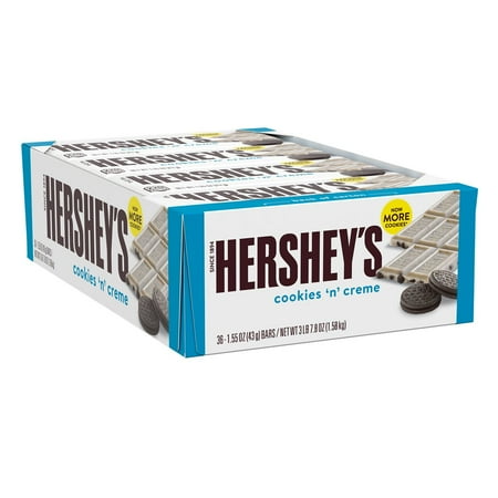 Hershey's Cookies 'n' Creme Candy Bars -  36ct/59oz