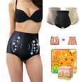 thumbnail image 3 of Gibobby 4x Cintura Entrenador para Mujeres más Tamaño Cintura alta para mujer Cintura fuerte Ropa interior para mujer sin Nalgas líquidas (Negro, L), 3 of 4