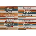 thumbnail image 1 of Christian Bible Verse Placemats Set of 4,Farmhouse Religious Christian Inspirational Scripture Table Mats Place Mats for Kitchen Dining Table Decoration 12x18 Inch,Christian Home Decor, 1 of 5