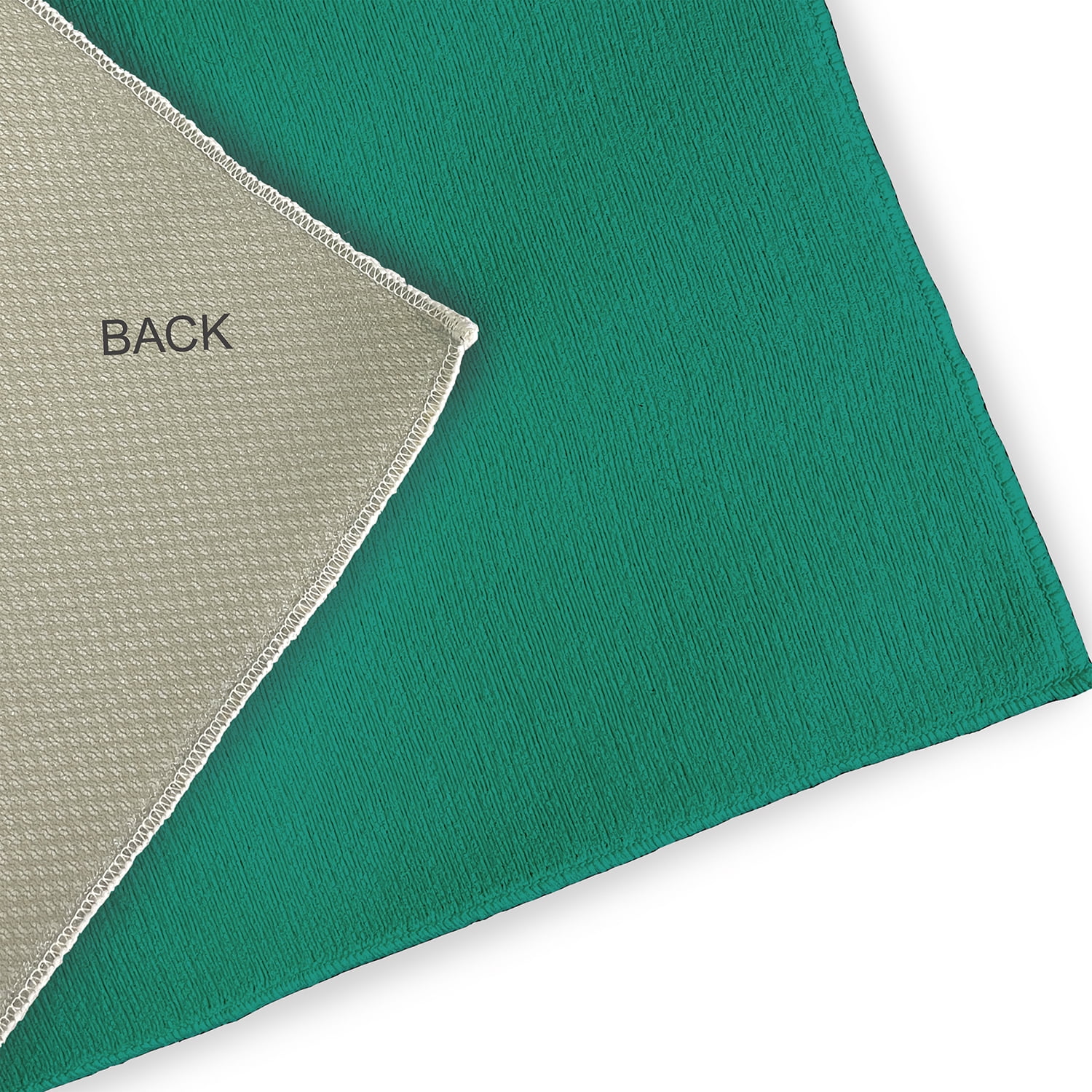 24" 36" Simply Daisy Big Seaweed Beach Style Chenille Area Rug, Kelly Green