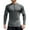 Dark Gray, variant on Mens Cycling Jersey Long Sleeve Half Zipper Road Bike Shirts Crewneck Moisture Wicking Breathable Quick Dry Active Wear