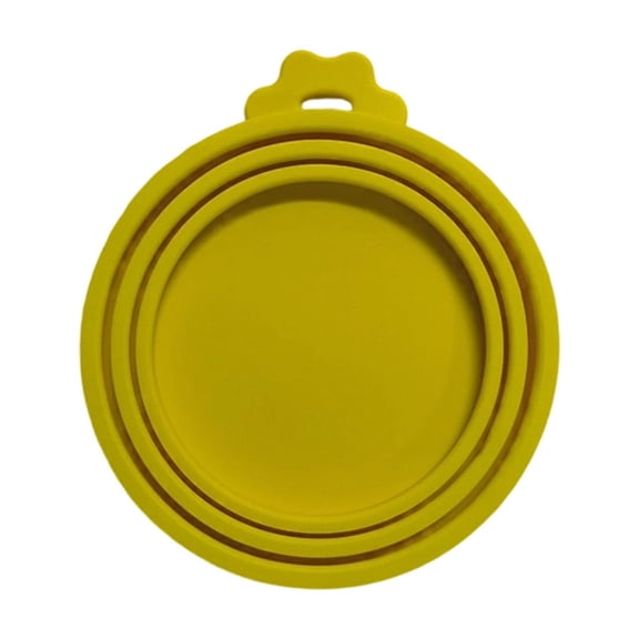 ICQOVD 3 in 1 Silicone Pet Can Lid Food Grade Airtight Cover Keeps Pet Food Fresh Moisture Resistant Reusable Storage Lid for Cats and Dogs