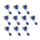 thumbnail image 1 of 10x Adornos de plano Botones de diamantes de imitación de corazón Pegamento en adornos Artesanías Diamantes de imitación de plano para, 1 of 7