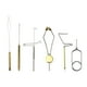 thumbnail image 1 of 6 Unids / Set Kit de Herramientas para Atar Moscas Tornillo de Banco Enhebrador de Bobina de Latón Soporte de de Bobina, 1 of 7