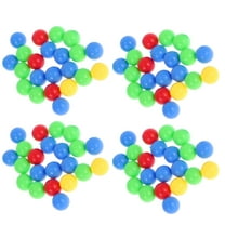 Oecoator 4 Bags Game Marbles Replacement Hippo Game Balls Educational Game Marbles