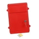 thumbnail image 2 of Buzón montado en la pared con bloqueo de llave y llave de la llave Buzón de buzón Propina Postbox Buzón de llave para revistas porche residencial Rojo, 2 of 8