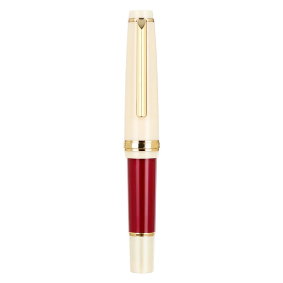 Short Resin Fountain Pen for Student Adult Handwriting Art Drawing Beginner Fountain Pen 0.5mm Fine Tip