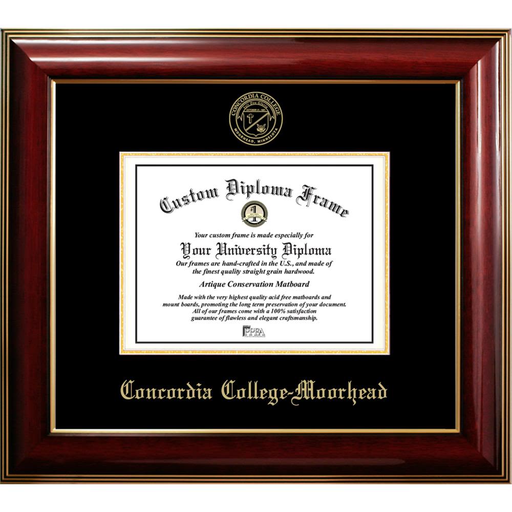 OCM Diploma Frame Concordia CollegeMoorhead Cobber Displays