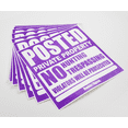 thumbnail image 3 of 50 Tyvek WristCo Purple Private Property signs | Weather-Proof Designs For Outdoor Indoor Use - Premium Grade Bright Signs for Private Property Land Hunting, Easy To Mount, USA Made, 3 of 4