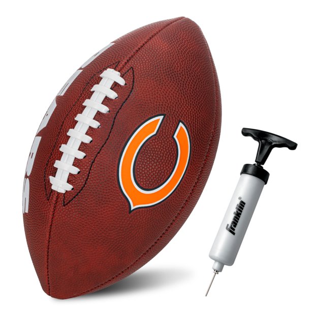 Fútbol americano Franklin Sports NFL Chicago Bears, talla juvenil