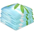 thumbnail image 5 of Seashells Starfish Seashore Tea Towels Set of 4 Summer Beach Sand Kitchen Dish Cloth with Hanging Loop, 18"x28" Lint-Free Absorbent Towel for Kitchen Drying Wiping and Cleaning, 5 of 5