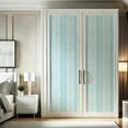thumbnail image 4 of S4Sassy Peel & Stick Textured Vinyl Wallpaper, Urban Chic Fern Stripe Print Contact Paper Waterproof - Blue, 25"X 60", Removable Modern Wall Covering For Home Decor In Bedrooms & Living Areas, 4 of 9