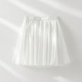 thumbnail image 2 of Tencel Linen Lace Mini A-Frame Skirt, White, Size S, 2 of 15