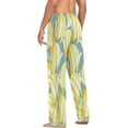 thumbnail image 5 of Yellow Fishes Men's Pajama Pants Lightweight Sleepwear Bottom Lounge Pants, 5 of 6