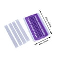 thumbnail image 2 of ROSENICE Embroidery Supplie Floss Organizer 1Pack Purple Rectangular For Friends Sewing Activities, 2 of 8