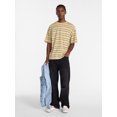 thumbnail image 2 of No Boundaries Stripe Pattern Tee with Short Sleeves, Men's XS-4XLT, 2 of 5
