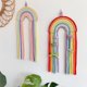 thumbnail image 1 of Decoración hogareña Gwong Rainbow Forma de pared Decoración colgante de poliéster hecha a mano Poliéster Desaeligable Boho Tapicería tejida para fiesta Gwong 21082875, 1 of 6