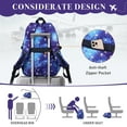 thumbnail image 4 of Inadays School Backpacks for Teens 3PCS Set Middle School Bookbag Students Lightweight Durable Casual Outdoor Daypack College, 4 of 7