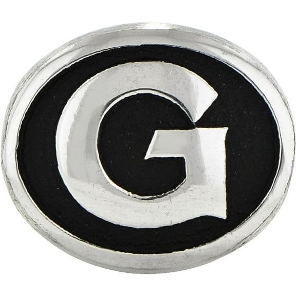 Sterling Silver Antiqued Georgetown University Collegiate Bead