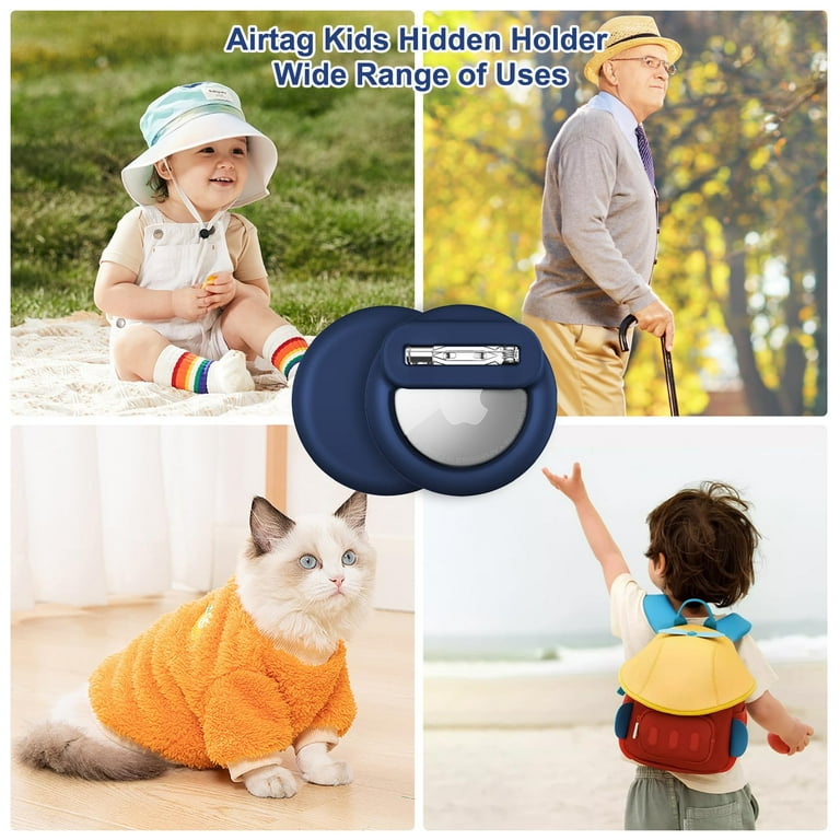 apple air tag for kids backpack FERSWE 4 Pack Apple Airtag Holder for Kids, Silicone Airtag Case with  Safety Pins, GPS Tracker Case for Children, Elderly, Hidden Inside Clothes,  Shoe, Backpack