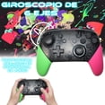 thumbnail image 2 of Control Inalámbrico Recargable Joystick Compatible N- Switch Verde Rosa, 2 of 6