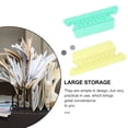 thumbnail image 5 of WASHWEPE 20Pcs Hanging Folder Tabs Inserts for Files Clear Design Yellow Plastic File Classification, 5 of 8