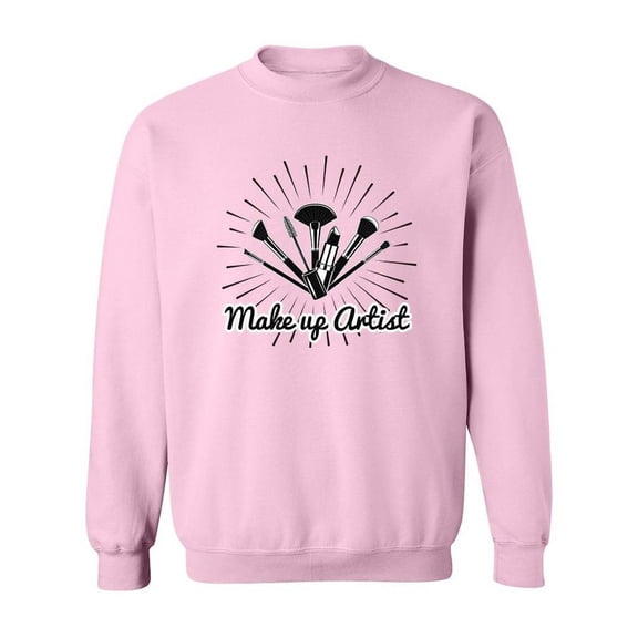 Make Up Artist Sweatshirt Women -Image by Shutterstock, Female XX-Large