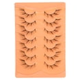 thumbnail image 1 of unbranded 7Pares Pestañas Falsas Fox Eye Estilo Wispy Con Aplicación Sencilla Y Extendida, 1 of 7