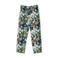 thumbnail image 2 of Fotbe Hawaiian Style Men's Pajama Pants,Sleepwear Pants,Pj Bottoms Drawstring And Pockets-Large, 2 of 7