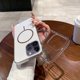 thumbnail image 3 of For iPhone 14 Pro Max Case Compatible with MagSafe Clear Slim PC Phone Back Cover - Transparent Purp, 3 of 5