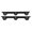 balck, variant on Esquirla 2 Pieces Stainless Steel Counter Covers Filler Easy to Install Lightweight Kitchen Tool Edge Cover for top argent