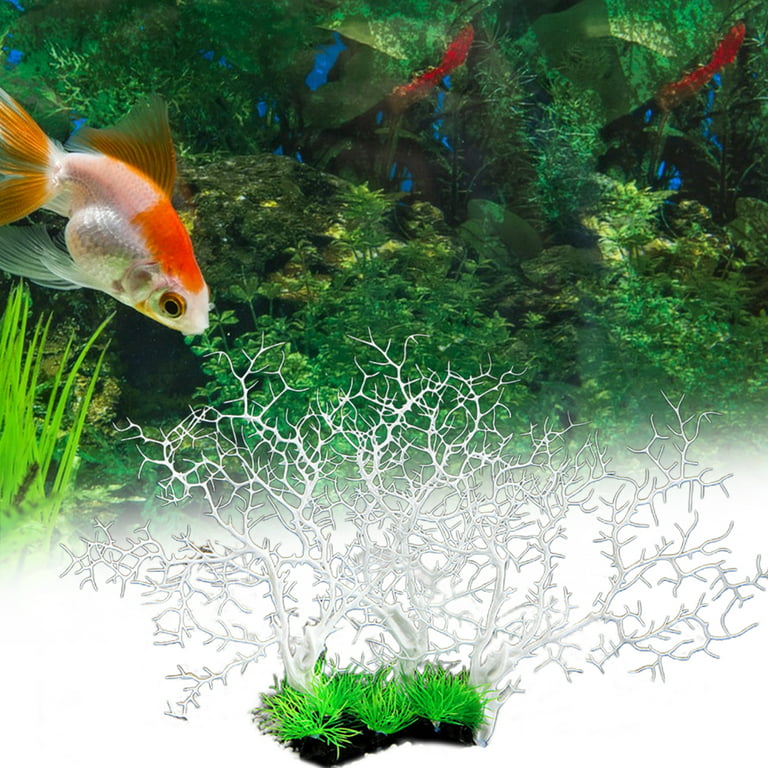 Artificial Coral Tree - Vivid Appearance Bright Color - No Pollution  Realistic DIY Aquarium Background - Artificial Coral Plant Fish Tank  Decoration