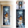 thumbnail image 3 of SUYOLL Christmas Holiday Door Cover Banner Decorative Door Curtain Tapestry Hanging Ornament For Front Yard Courtyard Indoor Outdoor Xmas Party Home Scene Decor, 3 of 7