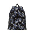 thumbnail image 3 of Naloa Canvas Backpack for Men Women Sunflowers Print Rucksack Casual Travel Daypack Large and Small Durable College Tote Satchel Bookbag for Teens, 3 of 8