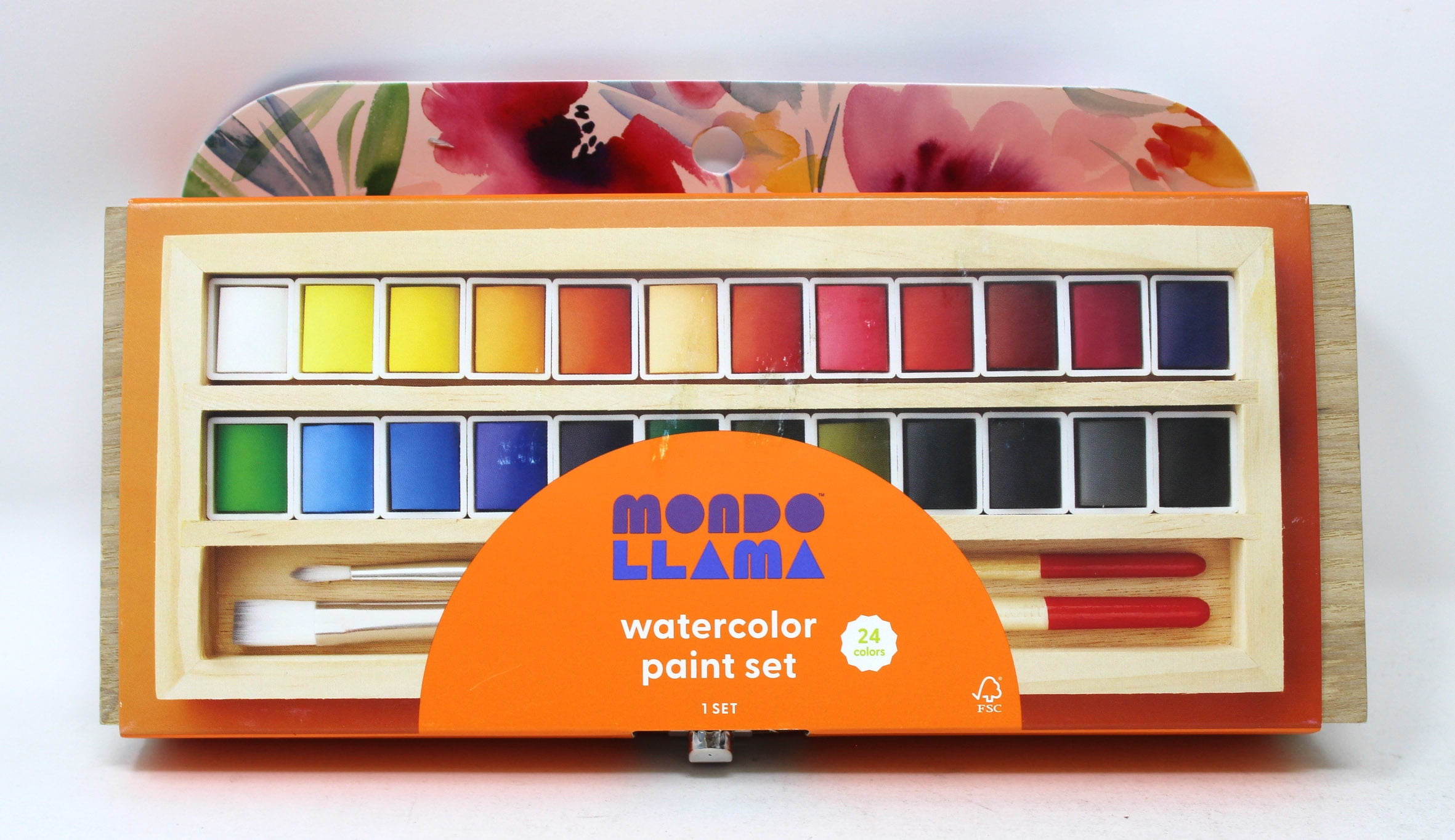 Mondo Llama Watercolor Paint Set 24 Colors