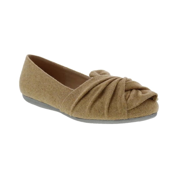 Bellini Snug Women Slip-on Shoe's In Taupe Wool