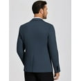 thumbnail image 4 of COOFANDY Mens Casual Blazer Knit Sport Coat Lightweight Two Button Suit Jacket, 4 of 6